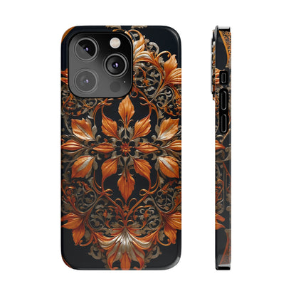 Floral Symphony Slim Phone Case - Colorwink