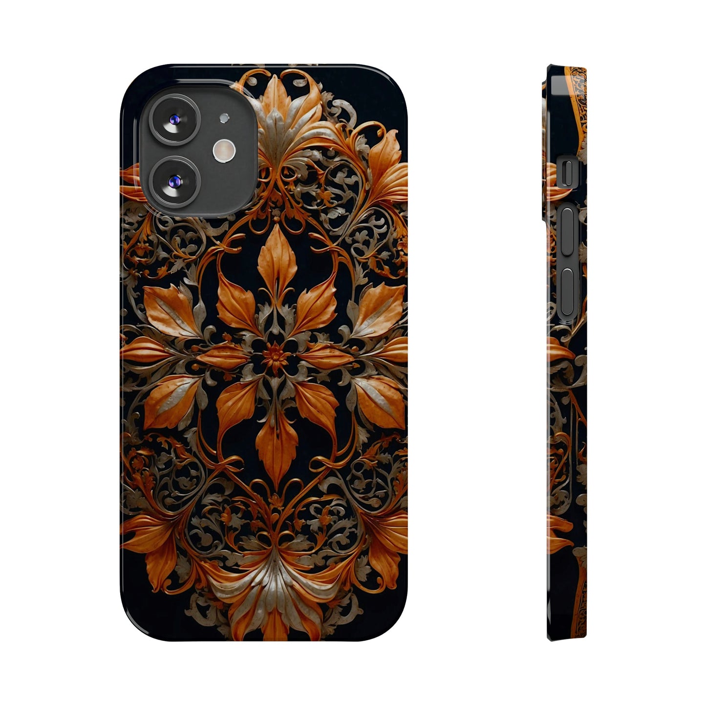 Floral Symphony Slim Phone Case - Colorwink