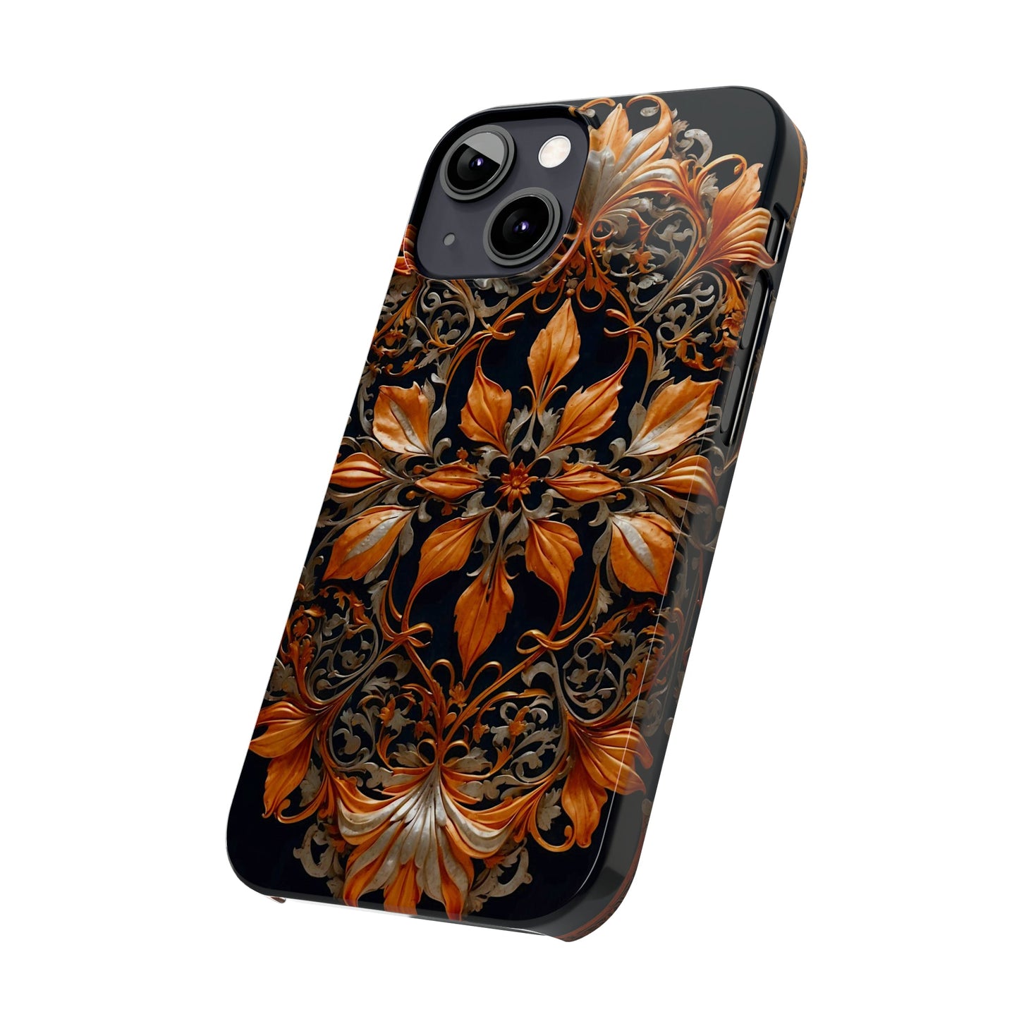 Floral Symphony Slim Phone Case - Colorwink