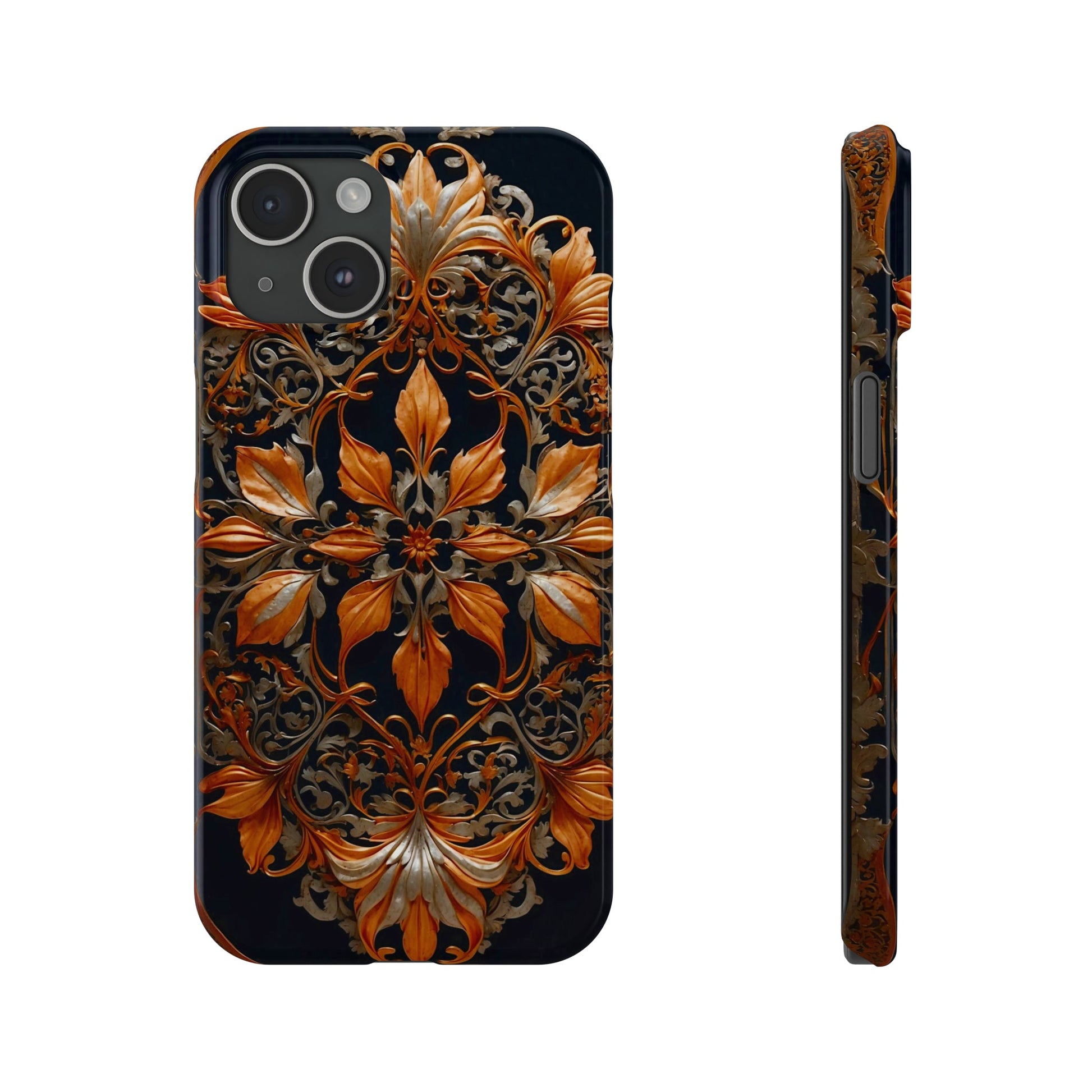 Floral Symphony Slim Phone Case - Colorwink