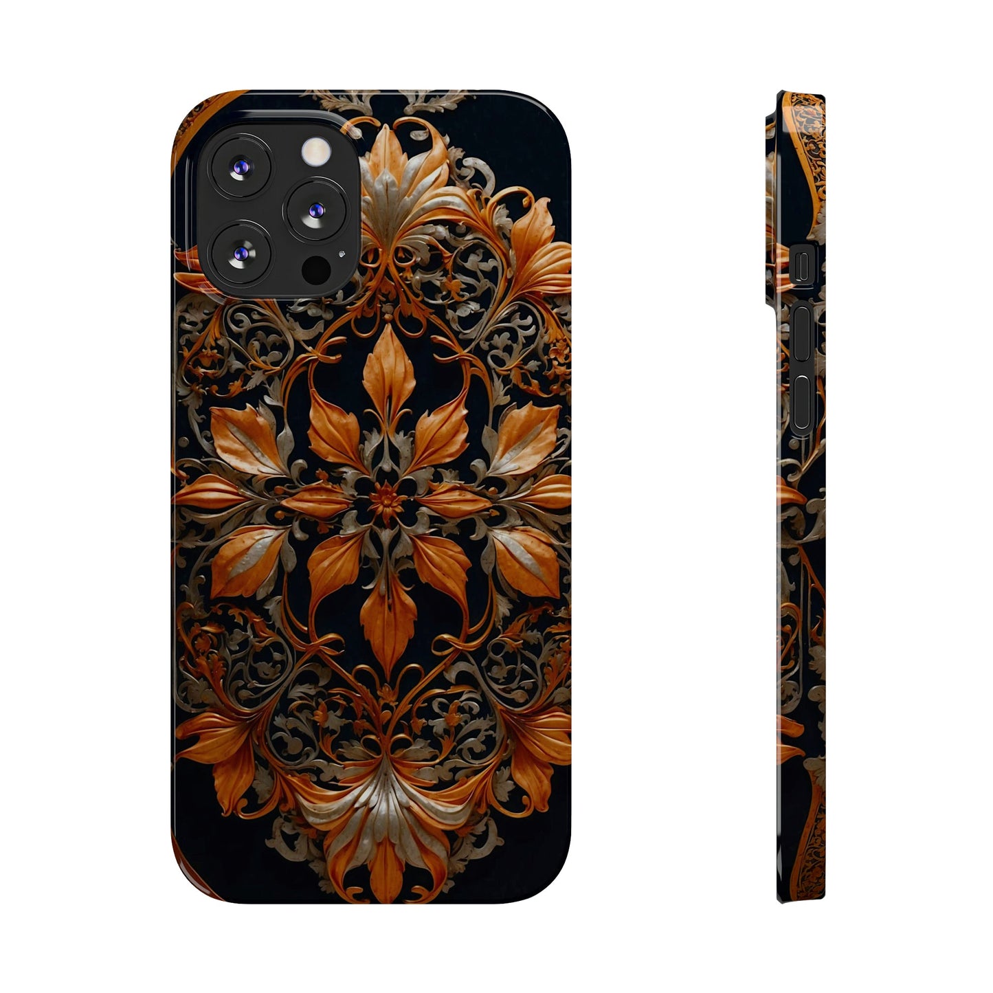 Floral Symphony Slim Phone Case - Colorwink