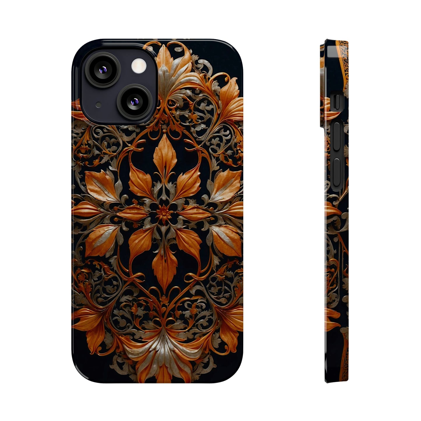 Floral Symphony Slim Phone Case - Colorwink