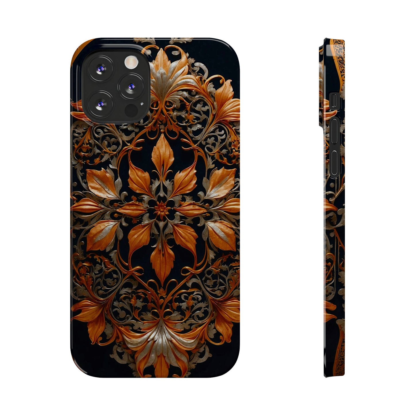 Floral Symphony Slim Phone Case - Colorwink