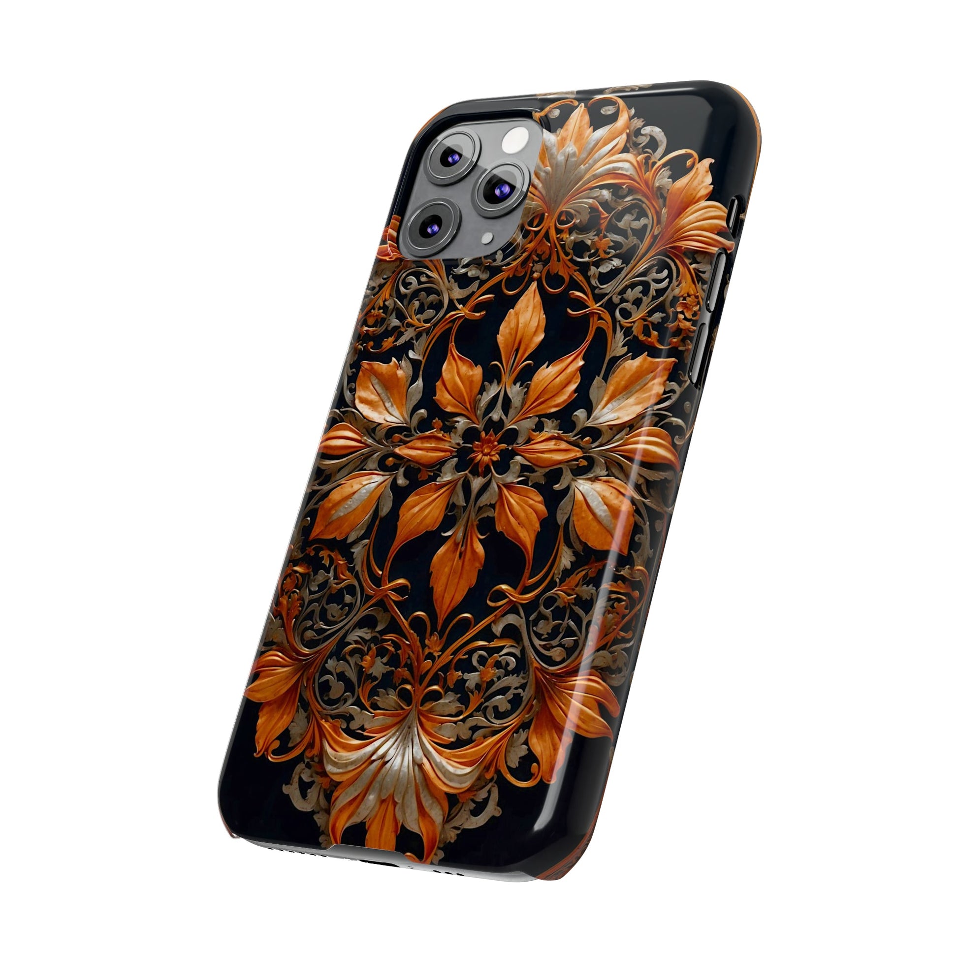 Floral Symphony Slim Phone Case - Colorwink