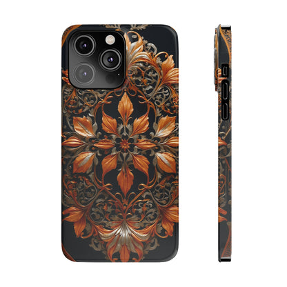 Floral Symphony Slim Phone Case - Colorwink