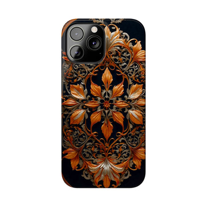 Floral Symphony Slim Phone Case - Colorwink