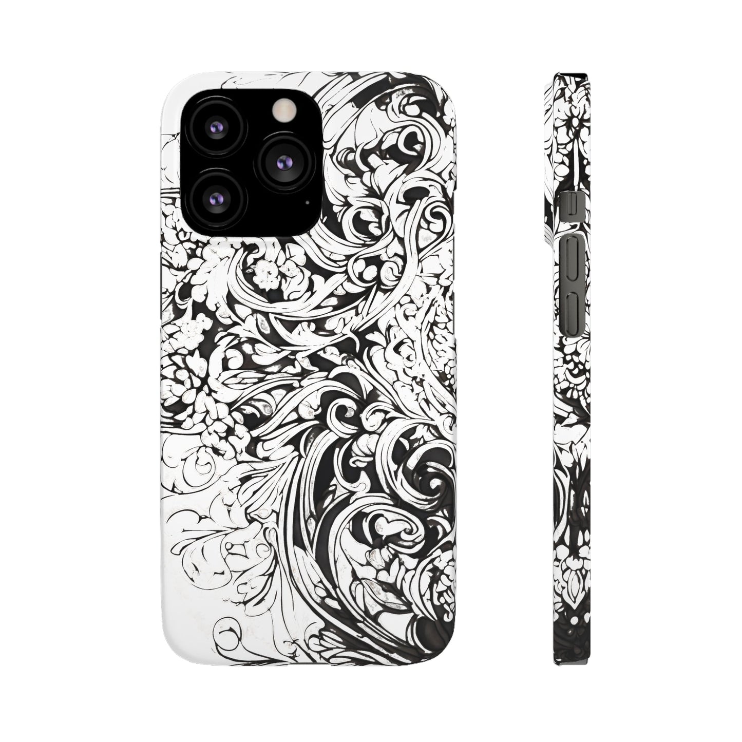 Floral Tattoo Snap Case - Colorwink