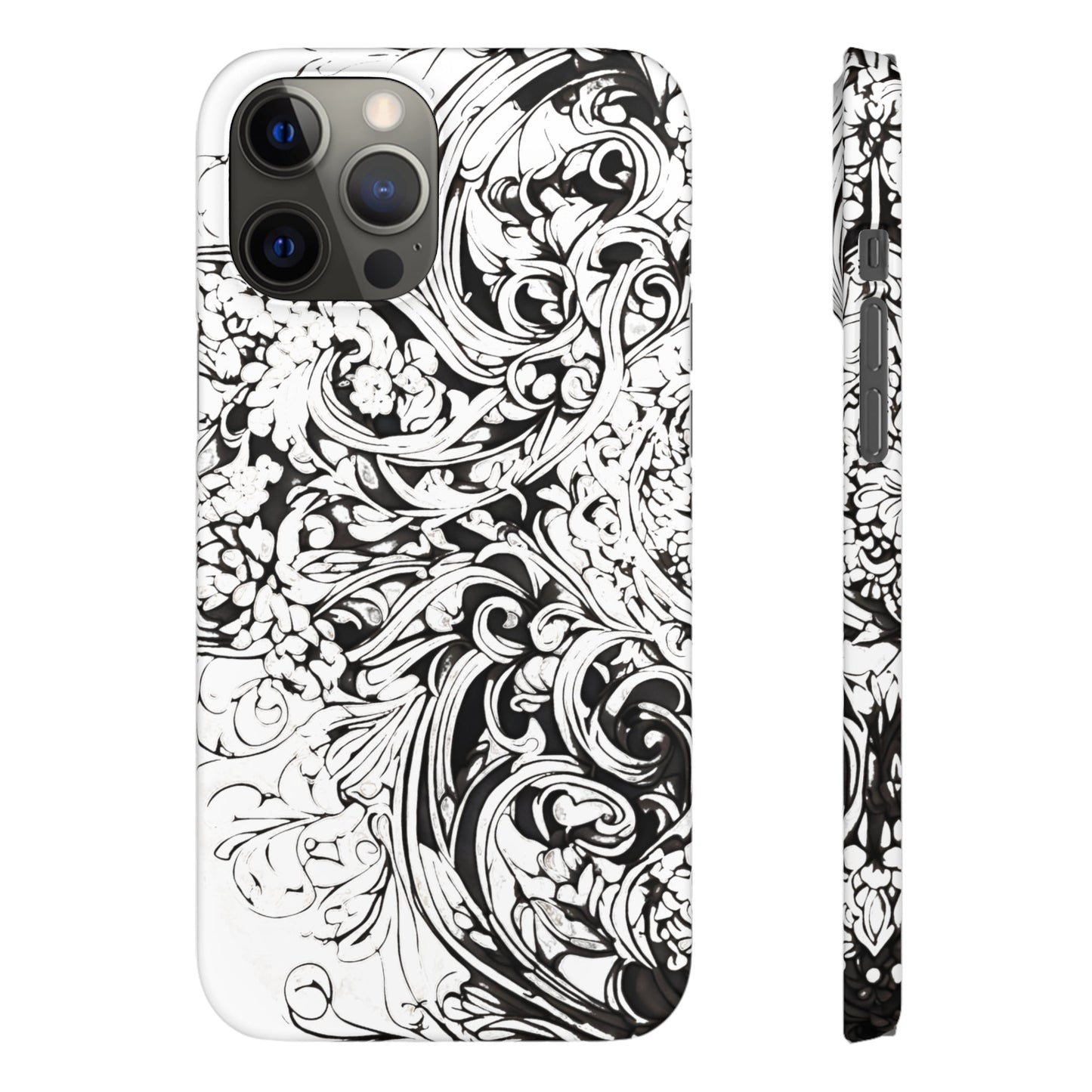 Floral Tattoo Snap Case - Colorwink