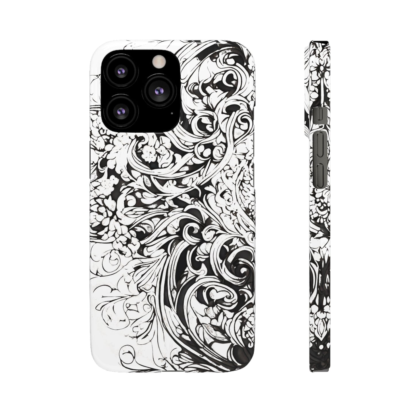 Floral Tattoo Snap Case - Colorwink