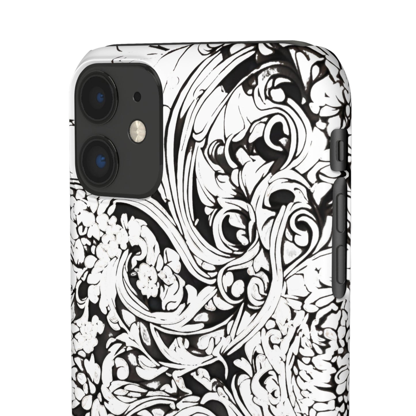 Floral Tattoo Snap Case - Colorwink