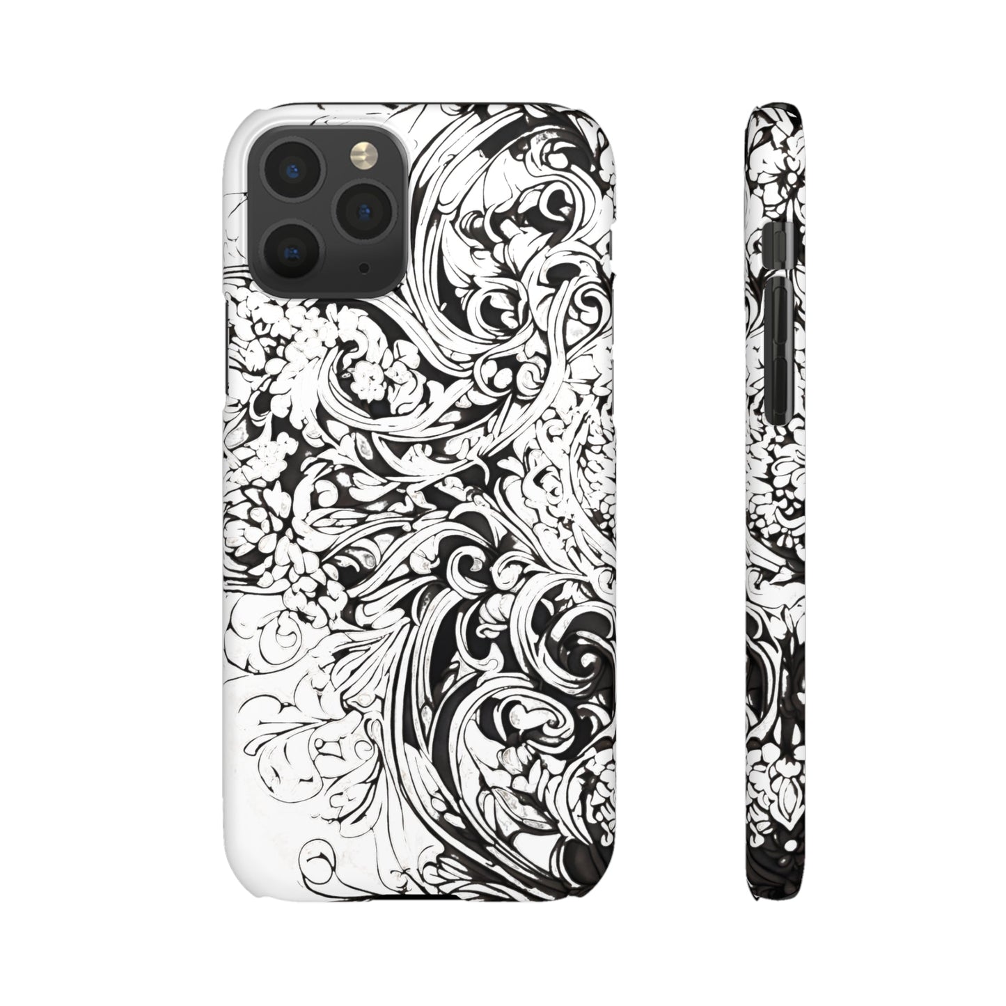 Floral Tattoo Snap Case - Colorwink