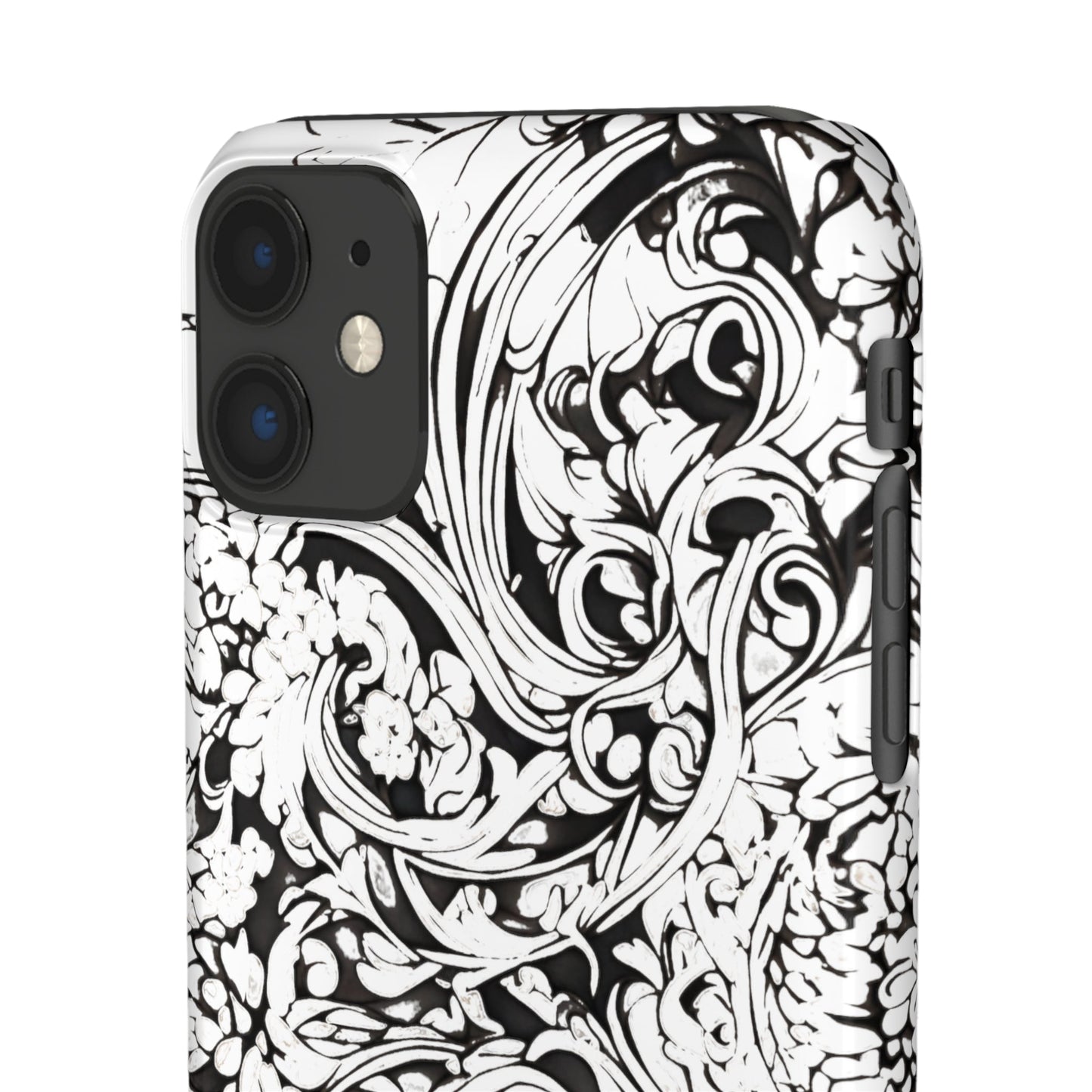 Floral Tattoo Snap Case - Colorwink