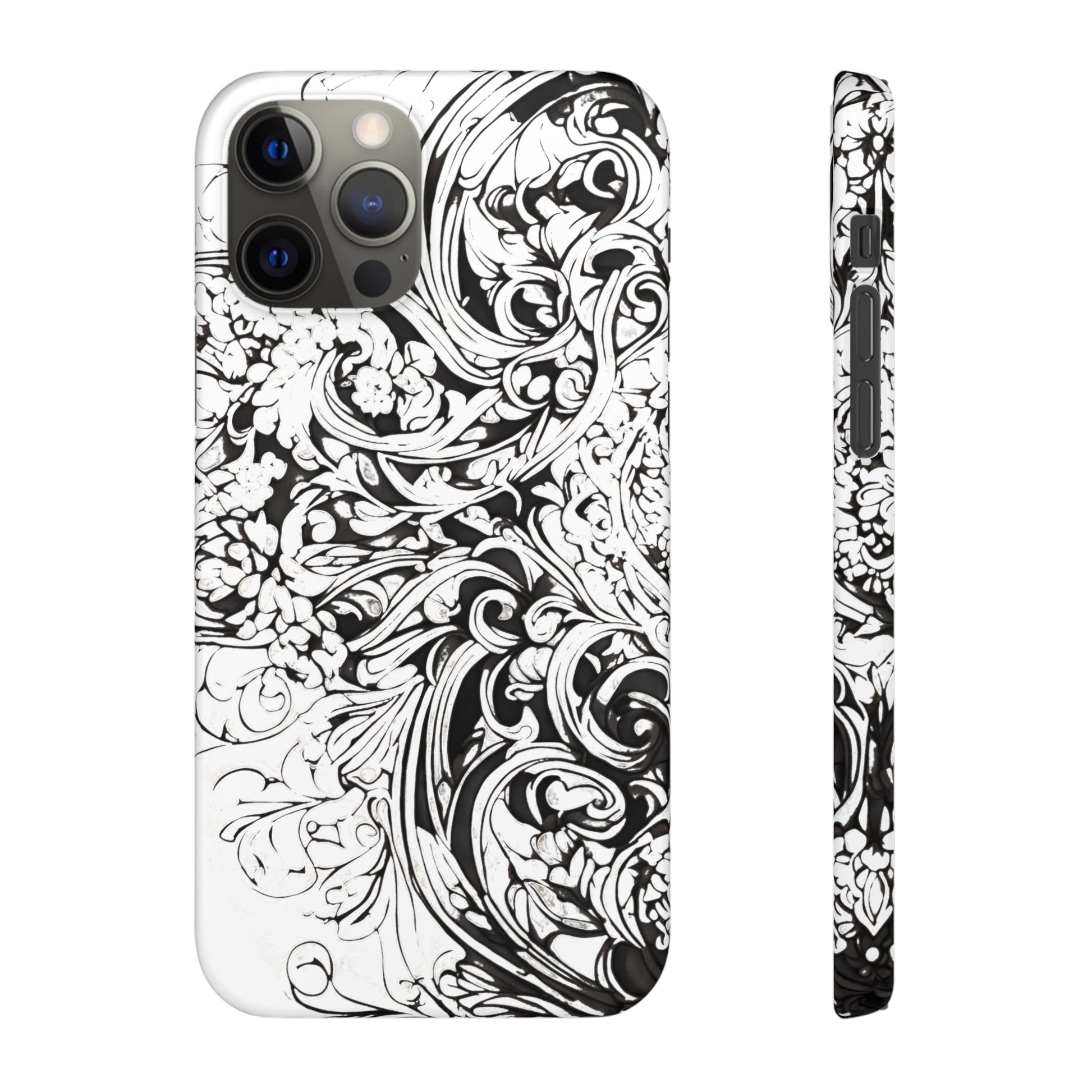 Floral Tattoo Snap Case - Colorwink