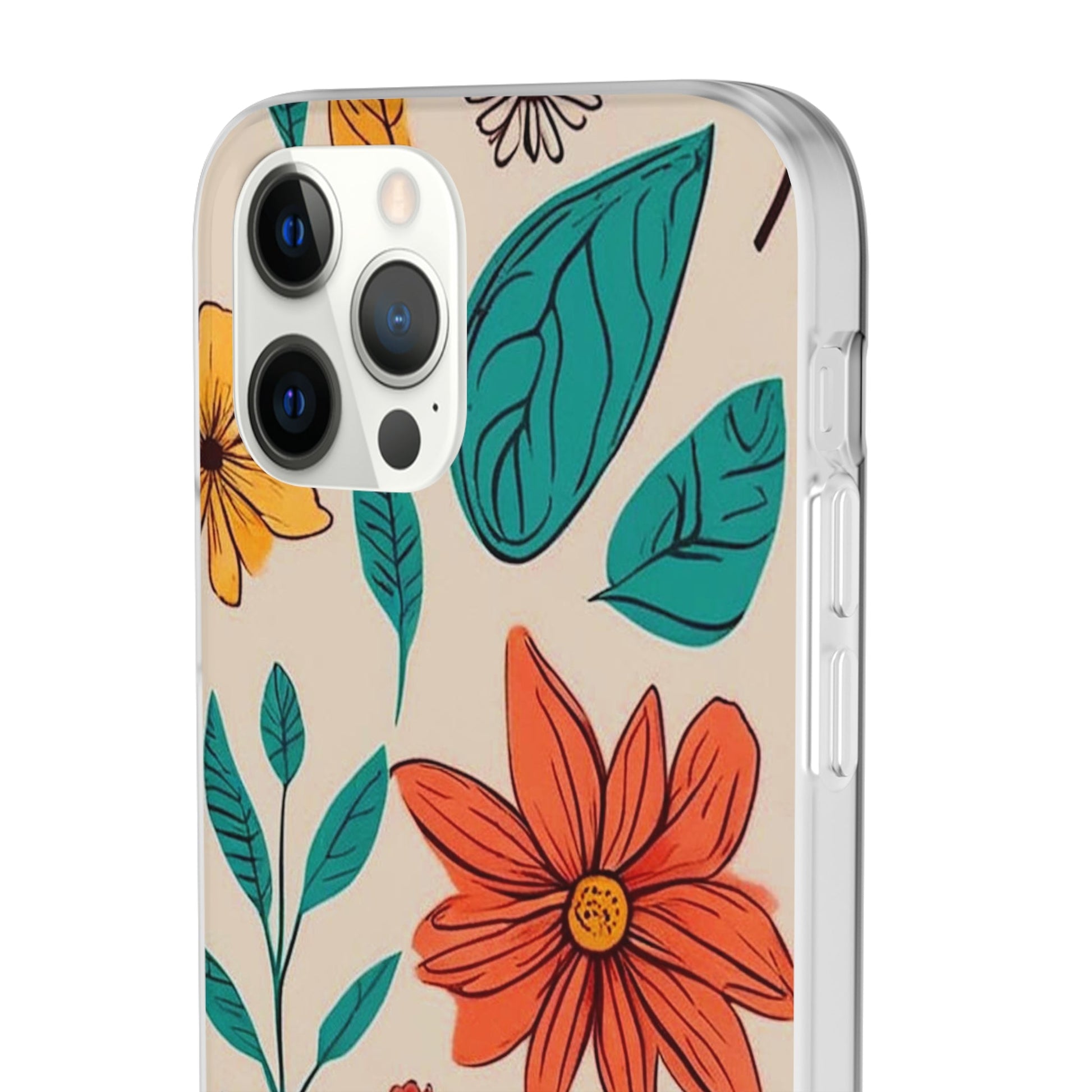 Flower Design Flexi Case - Colorwink