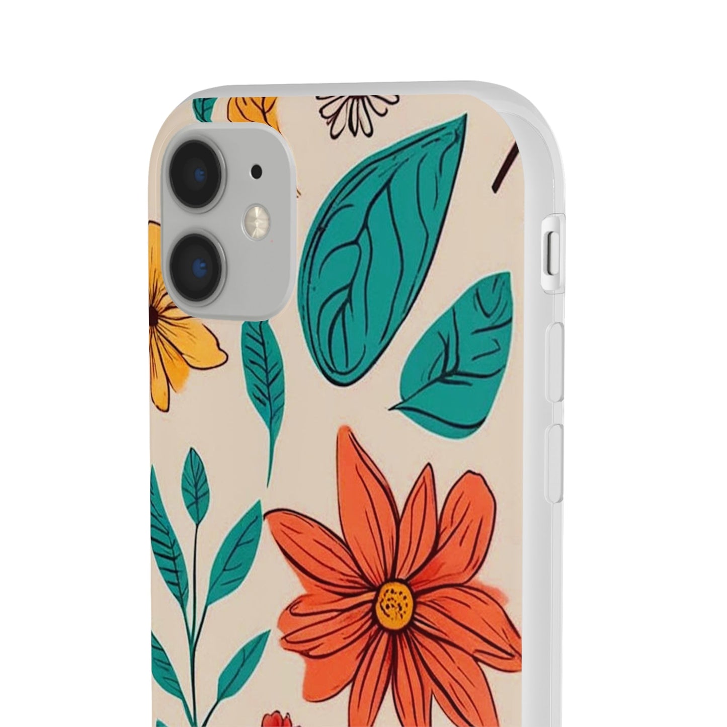 Flower Design Flexi Case - Colorwink