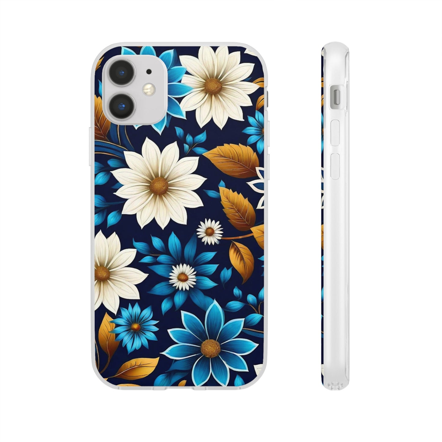 Flower Design Flexi Case - Colorwink