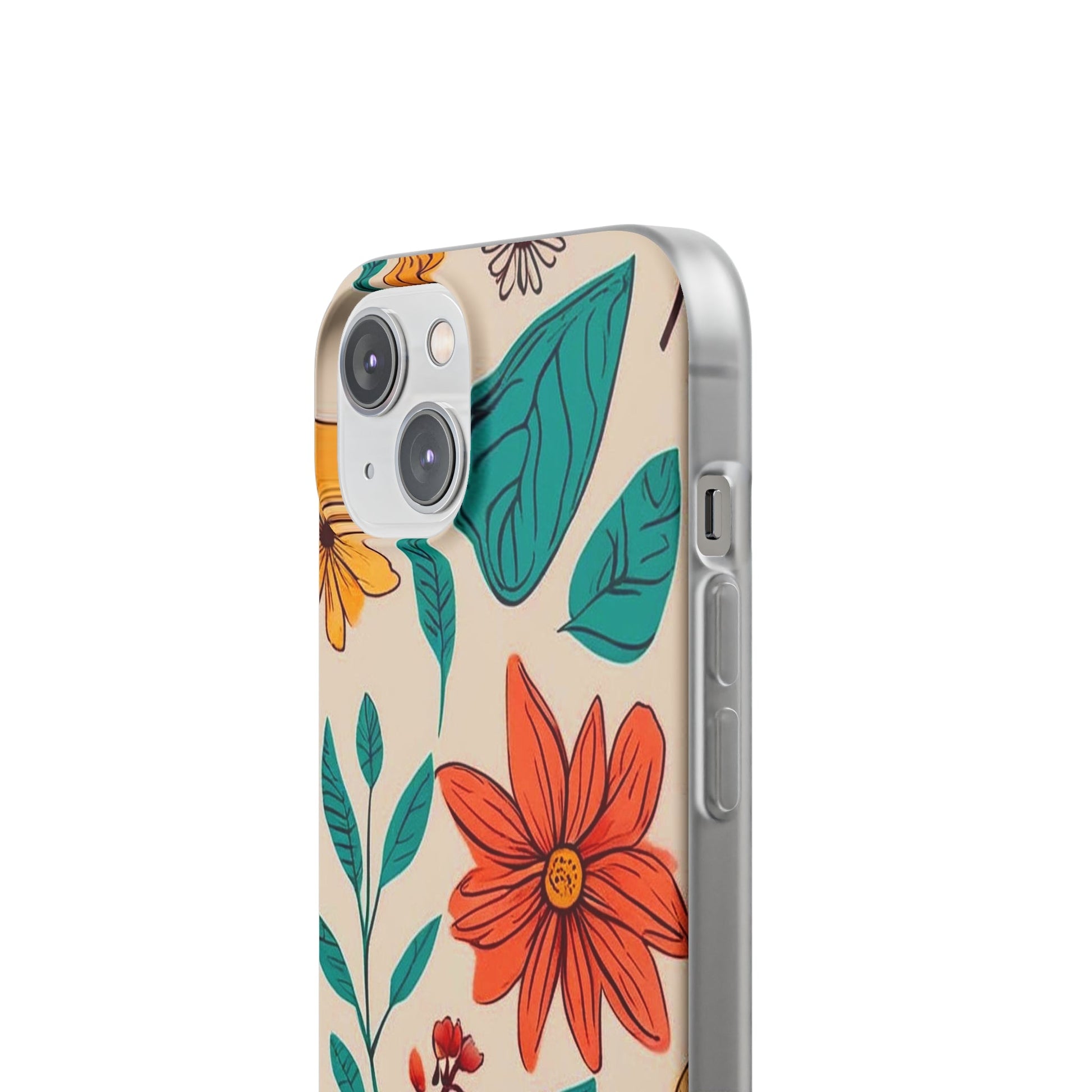 Flower Design Flexi Case - Colorwink