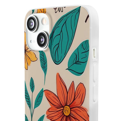 Flower Design Flexi Case - Colorwink