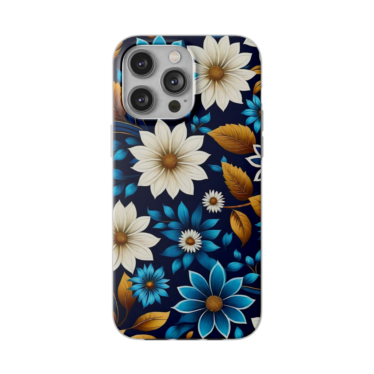 Flower Design Flexi Case - Colorwink