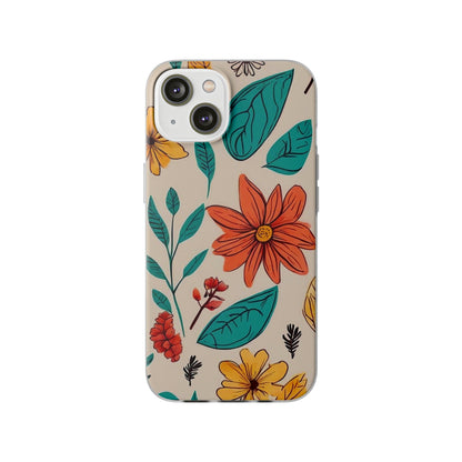 Flower Design Flexi Case - Colorwink