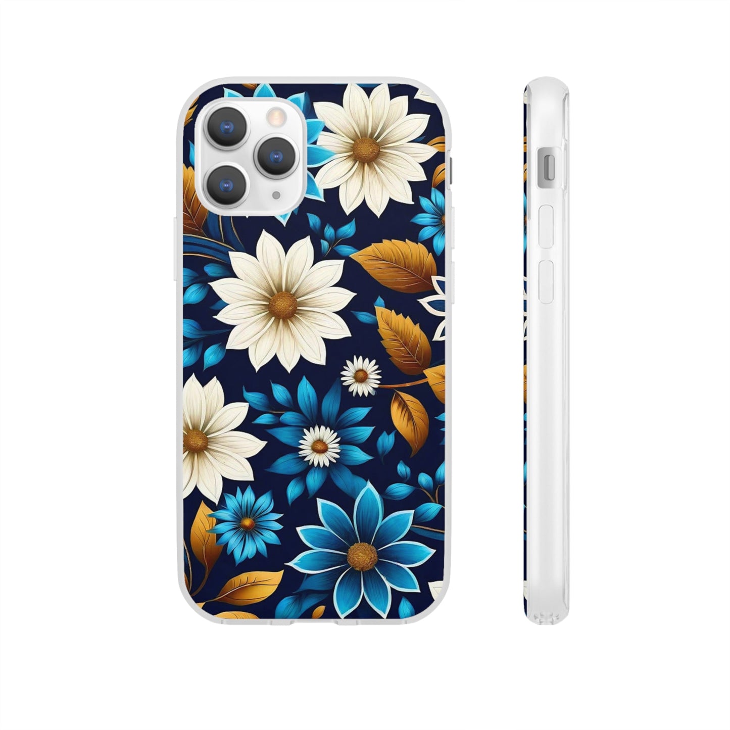 Flower Design Flexi Case - Colorwink