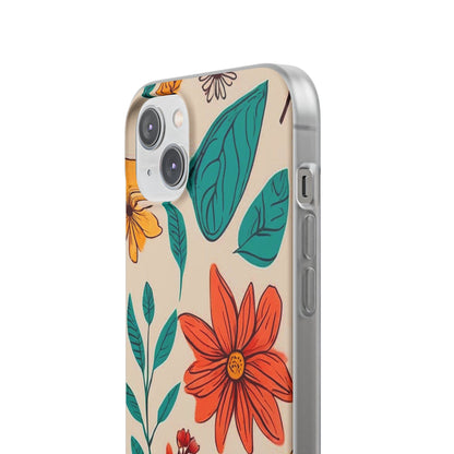 Flower Design Flexi Case - Colorwink