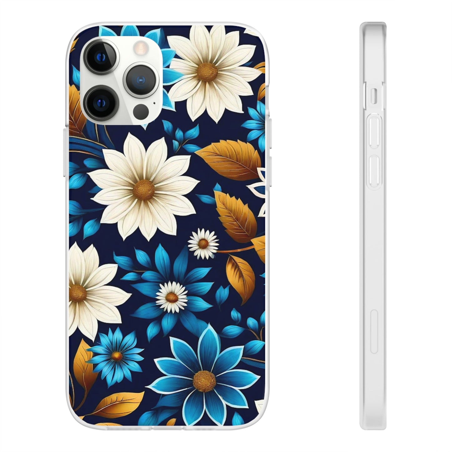 Flower Design Flexi Case - Colorwink