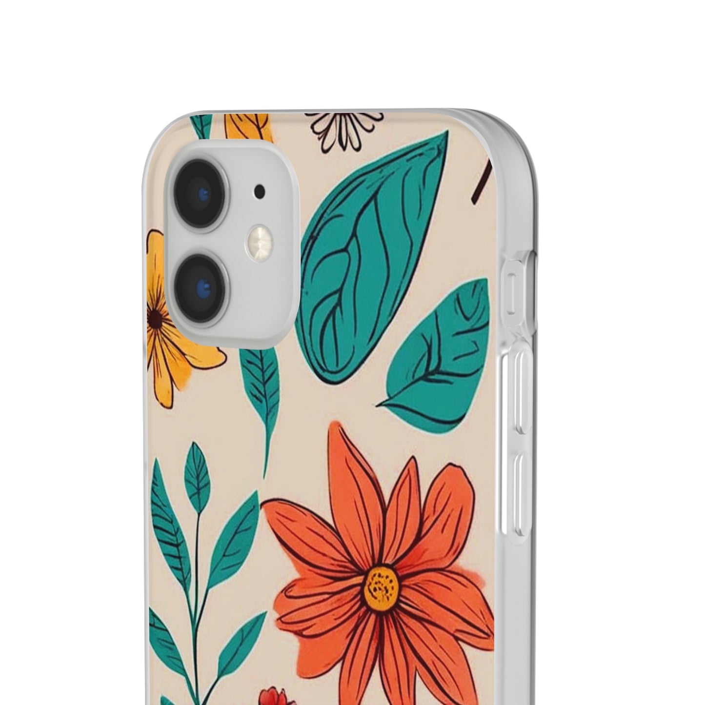 Flower Design Flexi Case - Colorwink