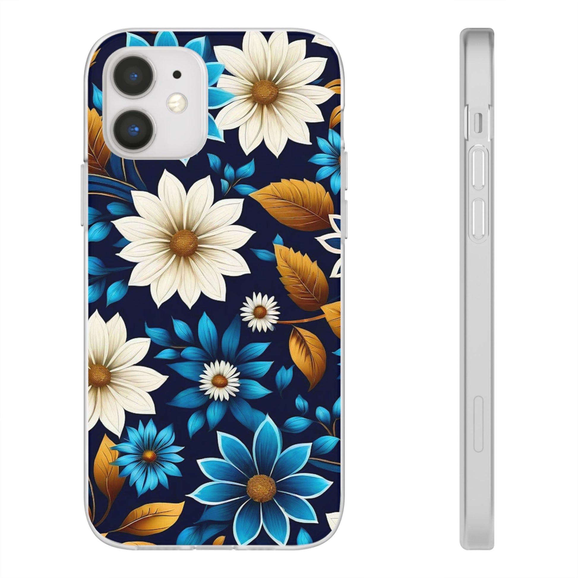 Flower Design Flexi Case - Colorwink