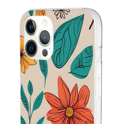 Flower Design Flexi Case - Colorwink