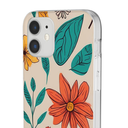 Flower Design Flexi Case - Colorwink