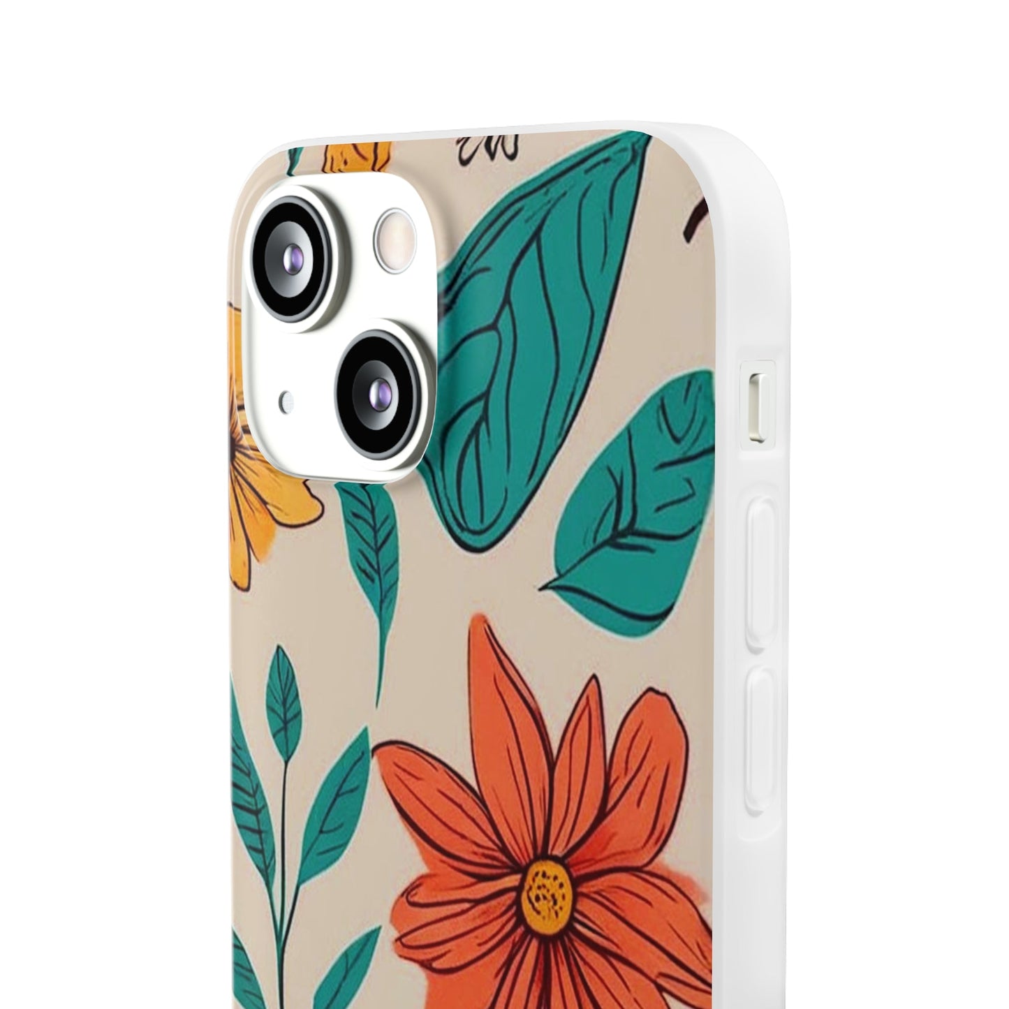 Flower Design Flexi Case - Colorwink