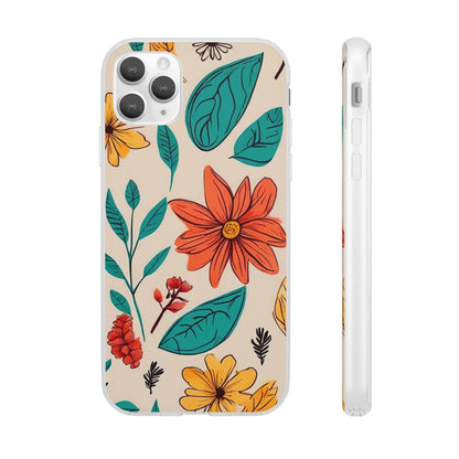 Flower Design Flexi Case - Colorwink