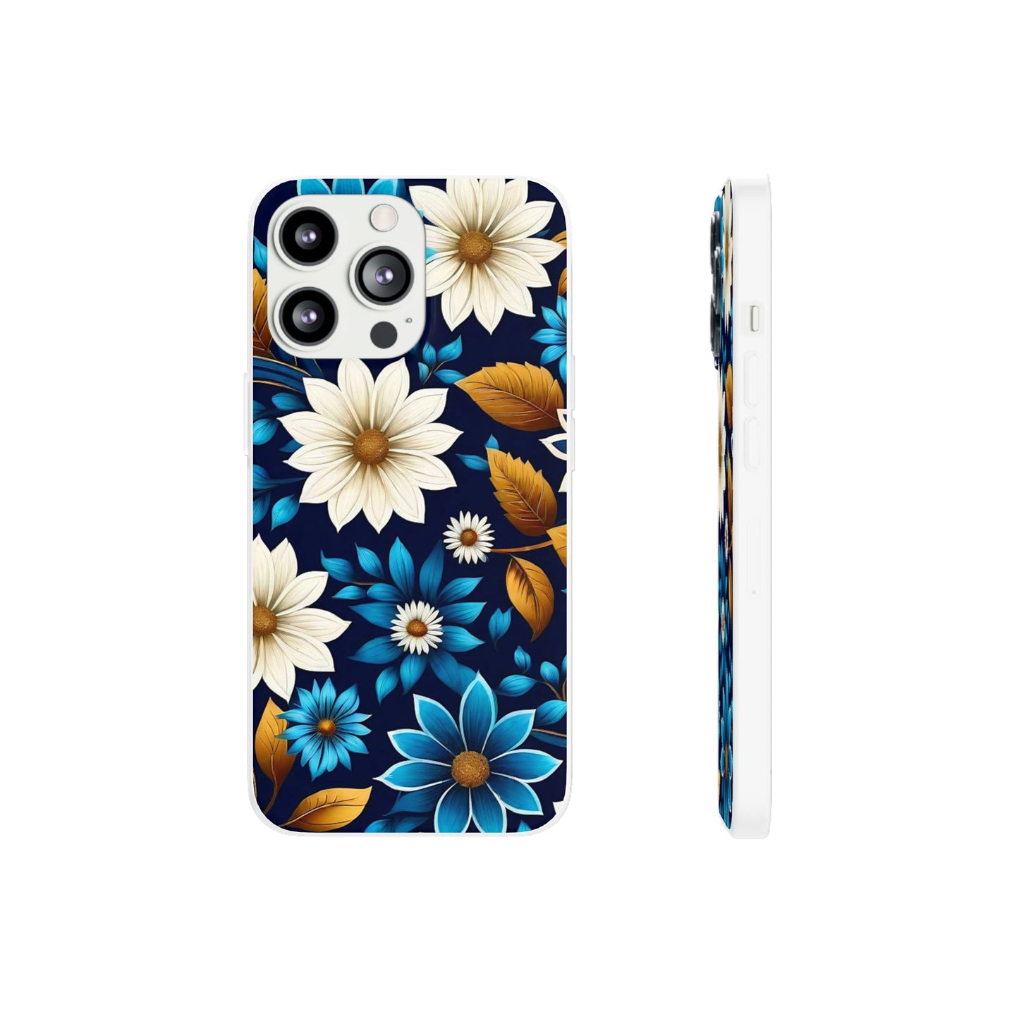 Flower Design Flexi Case - Colorwink