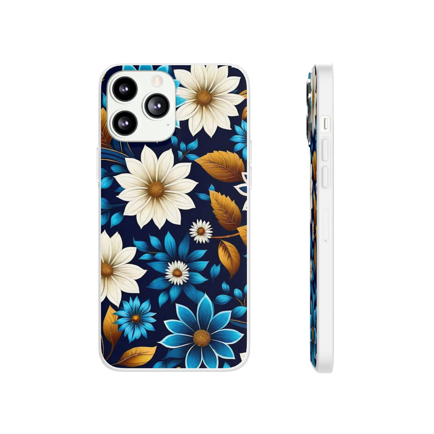 Flower Design Flexi Case - Colorwink