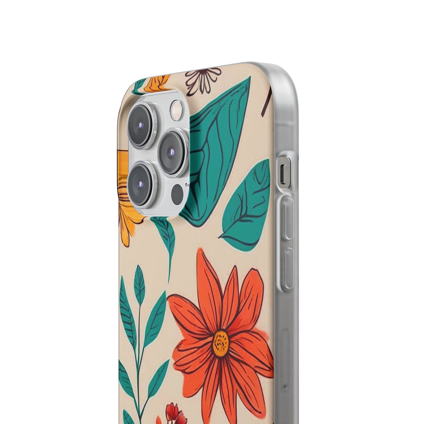 Flower Design Flexi Case - Colorwink