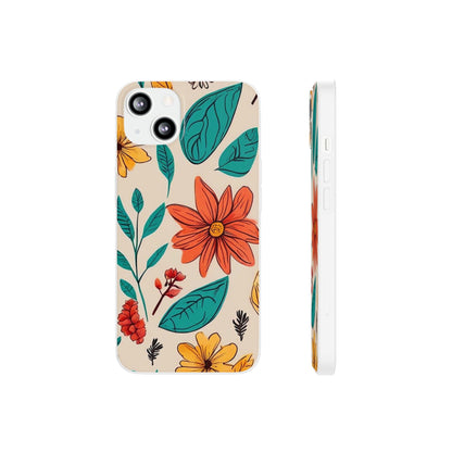 Flower Design Flexi Case - Colorwink