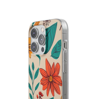 Flower Design Flexi Case - Colorwink