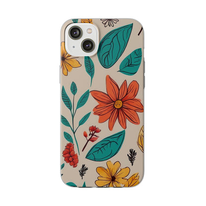 Flower Design Flexi Case - Colorwink