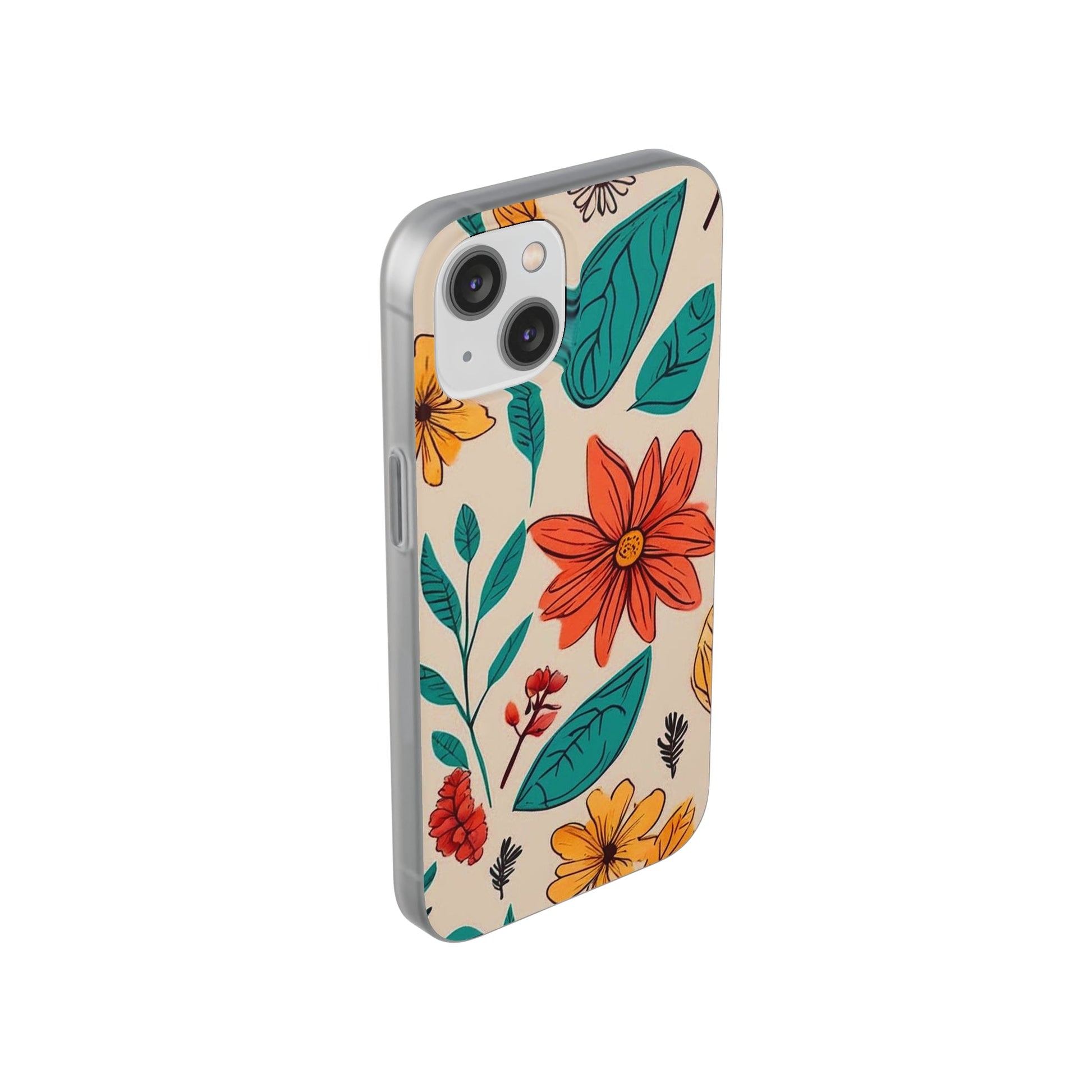 Flower Design Flexi Case - Colorwink