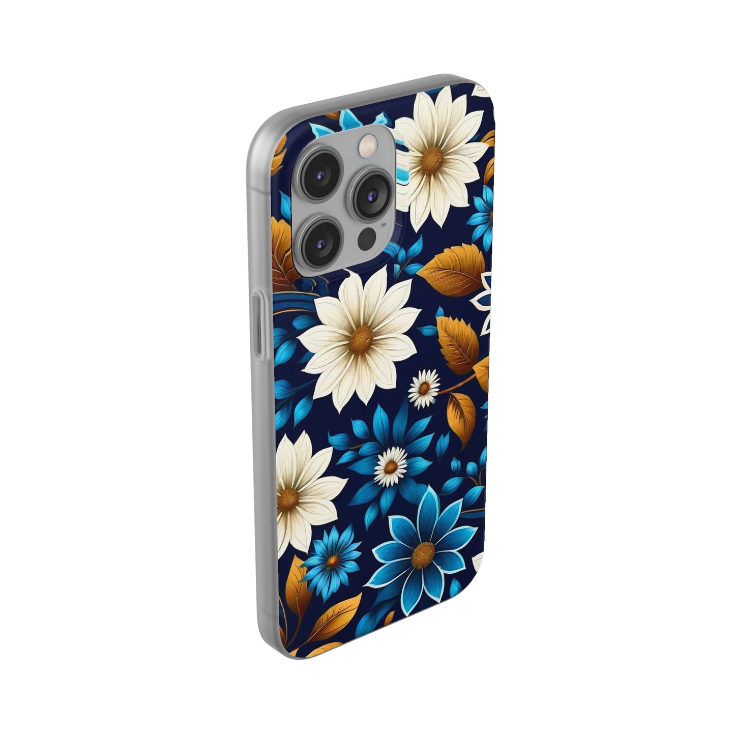 Flower Design Flexi Case - Colorwink