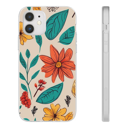 Flower Design Flexi Case - Colorwink