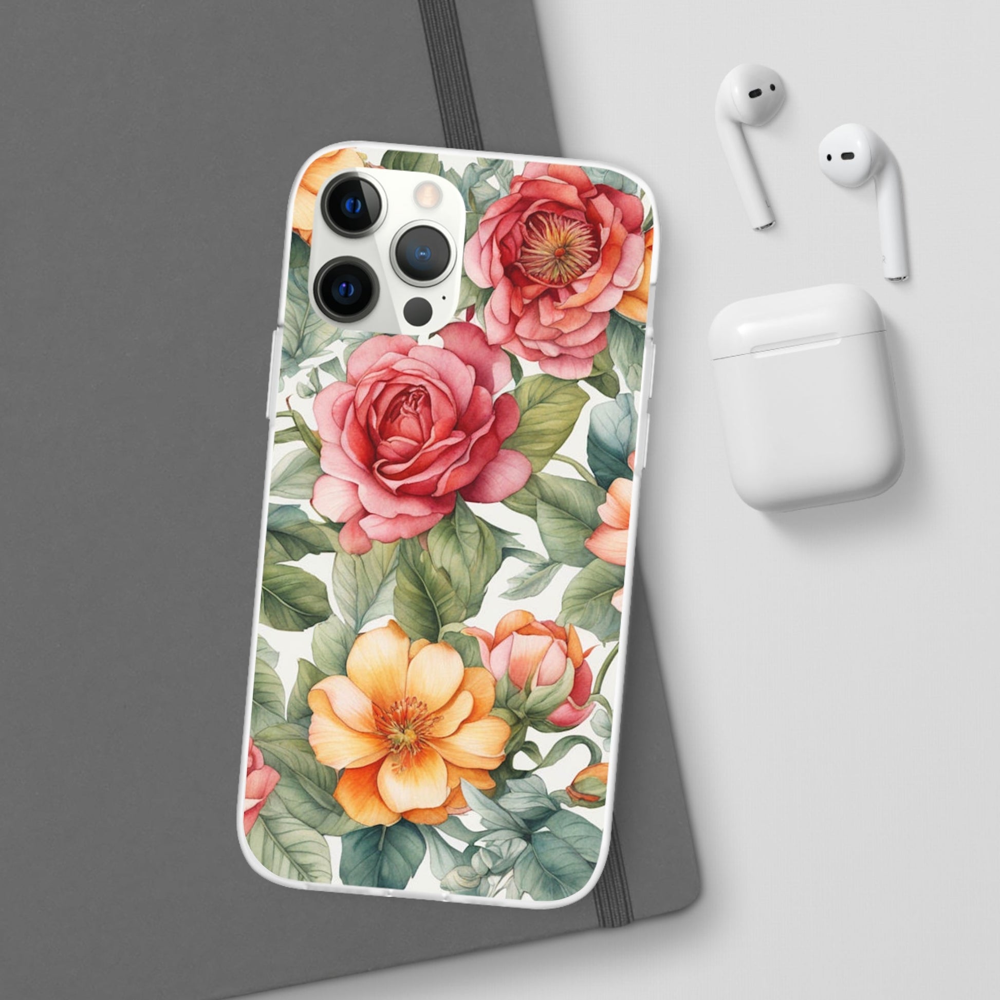 Flower Form Art Flexi Case - Colorwink