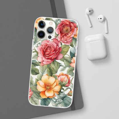 Flower Form Art Flexi Case - Colorwink