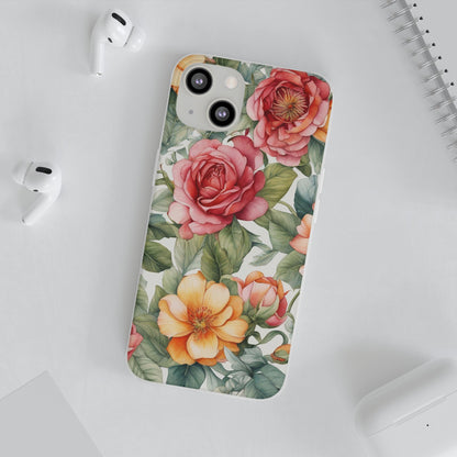 Flower Form Art Flexi Case - Colorwink