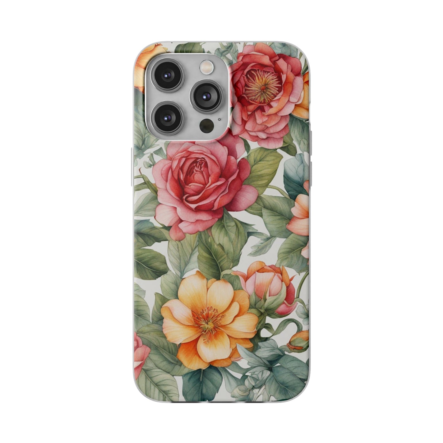 Flower Form Art Flexi Case - Colorwink