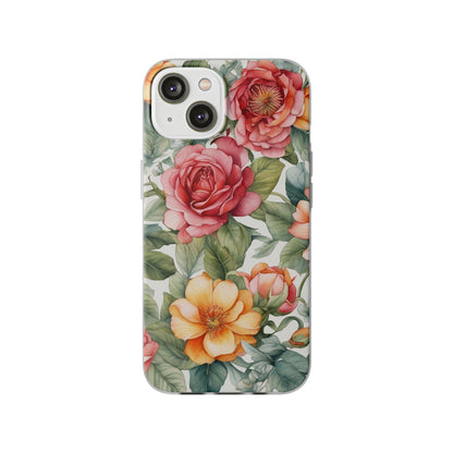 Flower Form Art Flexi Case - Colorwink