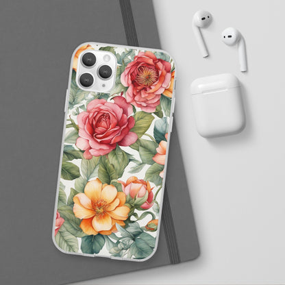 Flower Form Art Flexi Case - Colorwink