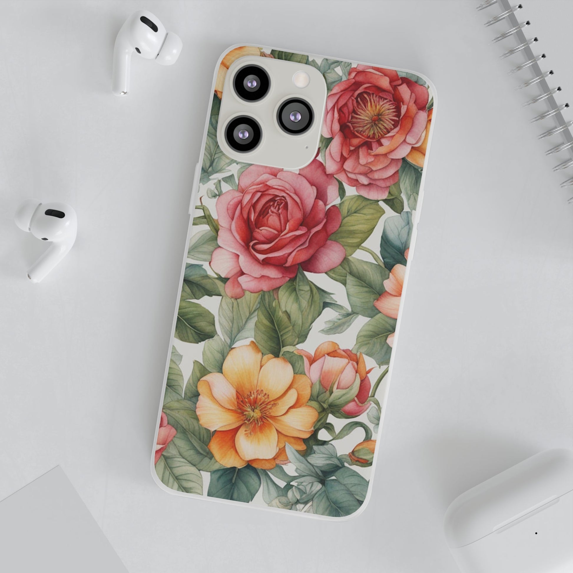 Flower Form Art Flexi Case - Colorwink