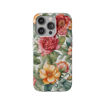 Flower Form Art Flexi Case - Colorwink